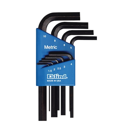 EKLIND 9 Piece Metric Hex Key Set, 10509 10509